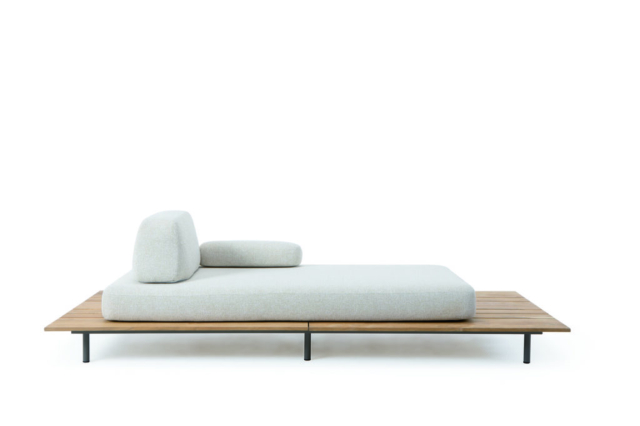 Calipso, da coleção lounge, Ilaria Marelli para a Ethimo, modularidade, elegância e minimalismo reunidos nesta proposta para os exteriores